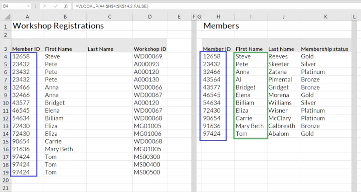 Xlookup vs Vlookup