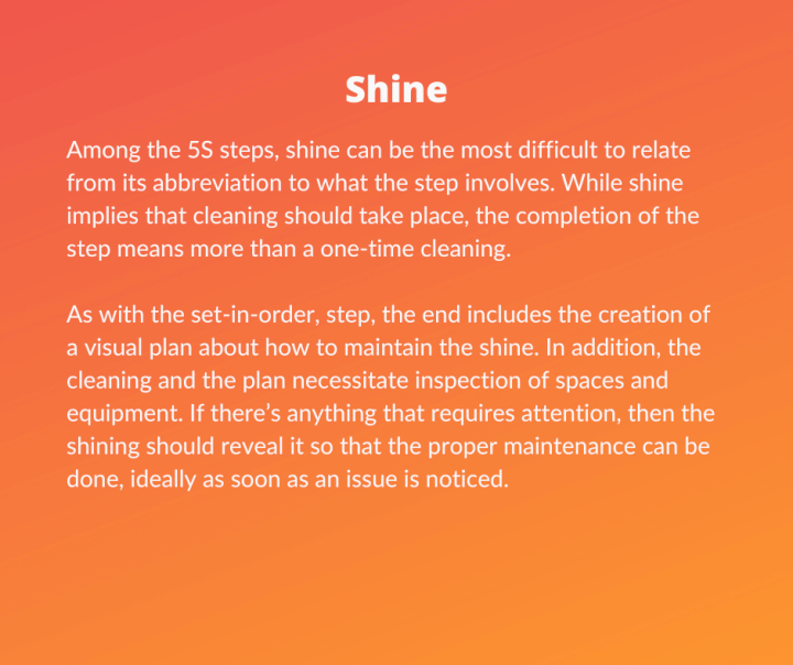 Lean Six Sigma 5S - Shine