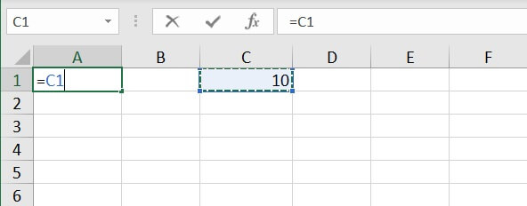 Absolute reference Excel