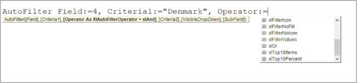 VBA Code Library - Filter Arguments