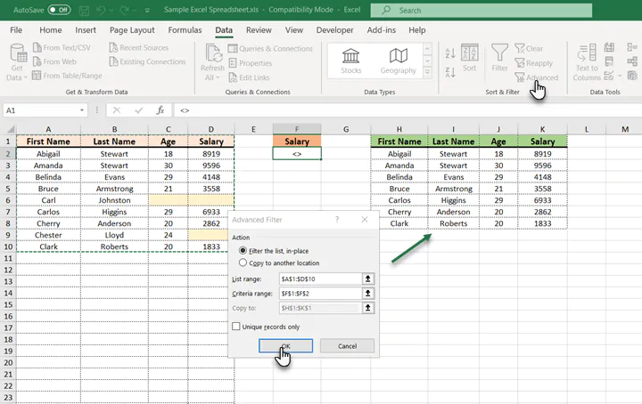 How to remove blank rows in Excel