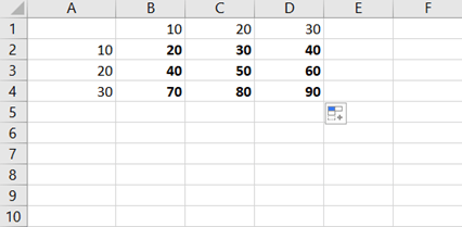 Mixed reference Excel