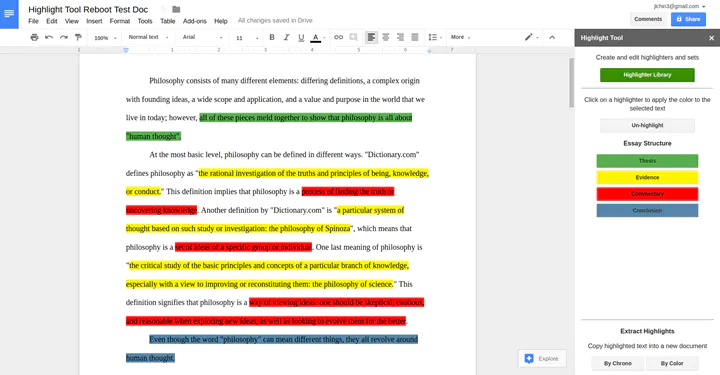 Google Docs add ons