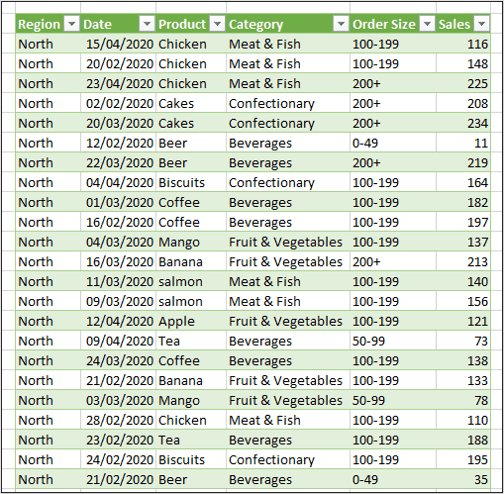 GoSkills Excel challenge - new column