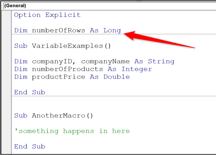 VBA variable types - module scope