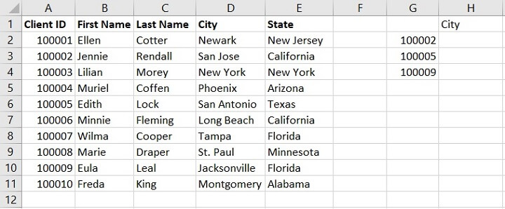 Vlookup Exact and Approximate match - example