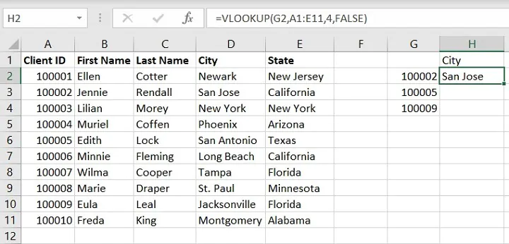 Vlookup Exact and Approximate match