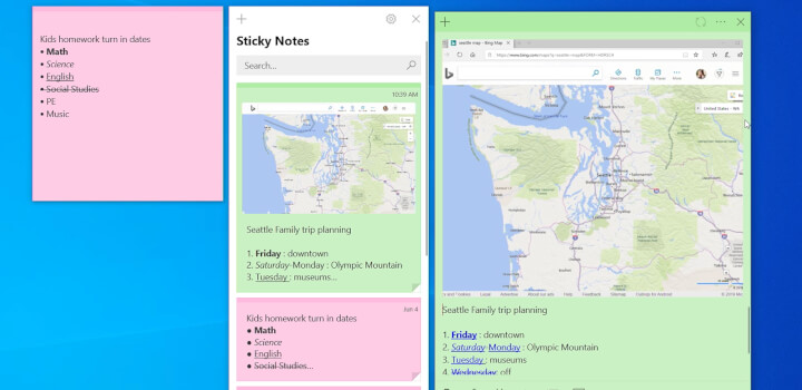 Best note taking app - Windows Sticky Notes