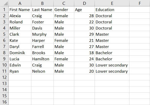 Sorting in Excel - custom