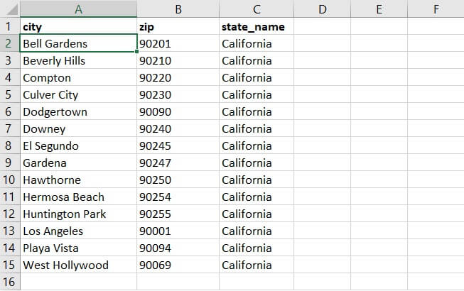 Sorting in Excel - entire spreadsheet