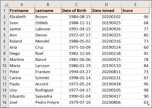 Excel challenge - Power Query