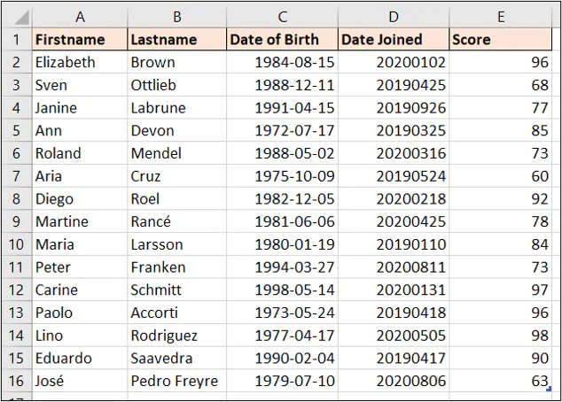 Excel challenge - Power Query