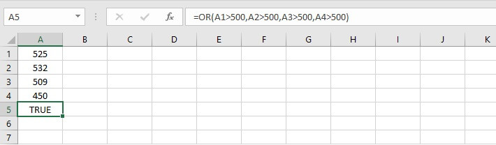 Excel AND function - use with OR