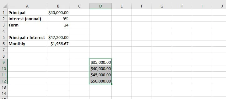 Bagaimana jika analisis Excel - tabel data?