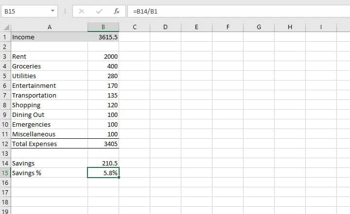 Pencarian Sasaran Excel