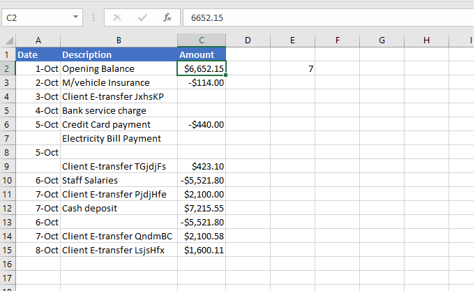 LEN function example 3b