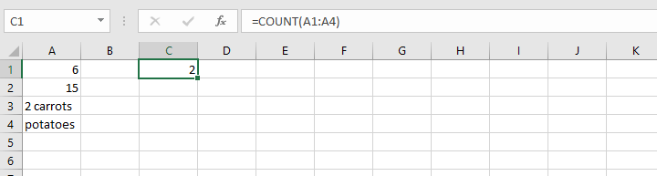 COUNT function