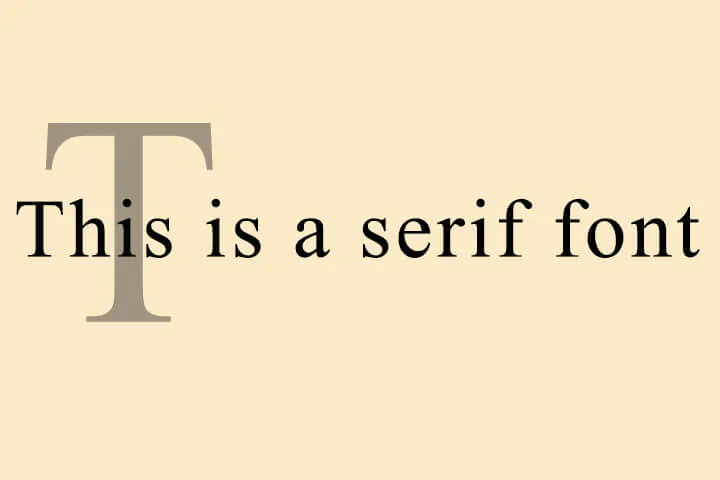 Font terbaik untuk presentasi PowerPoint - font serif