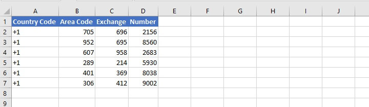 Concatenate Excel