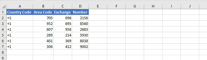 Concatenate Excel