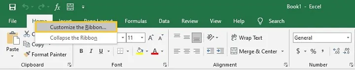 kotak centang Excel