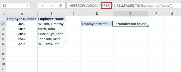 IFERROR Excel - IFERROR vs IFNA