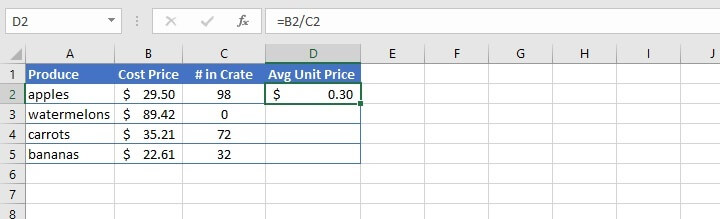 IFERROR Excel - If error, then blank