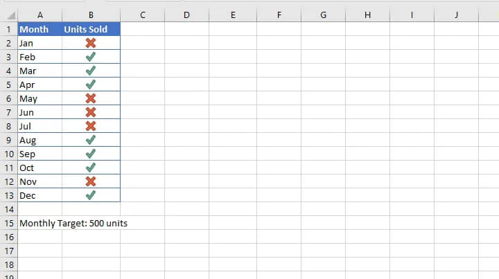 Insert a Tick Symbol in Excel - 5 Examples 