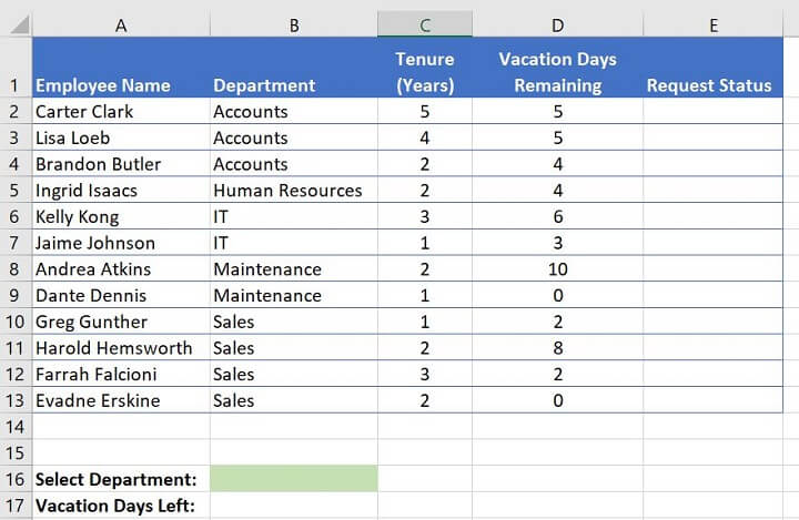 Excel challenge 6