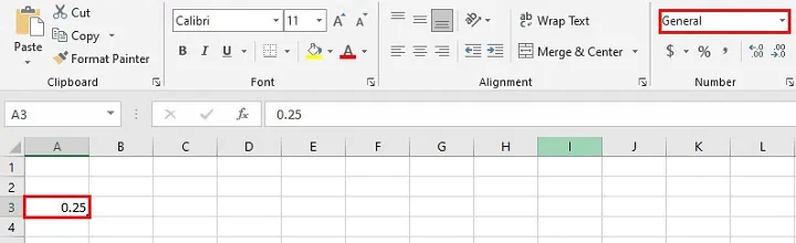 How to calculate percentage in Excel