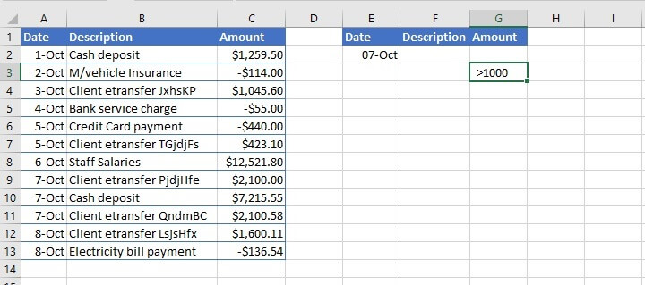 How to filter in Excel