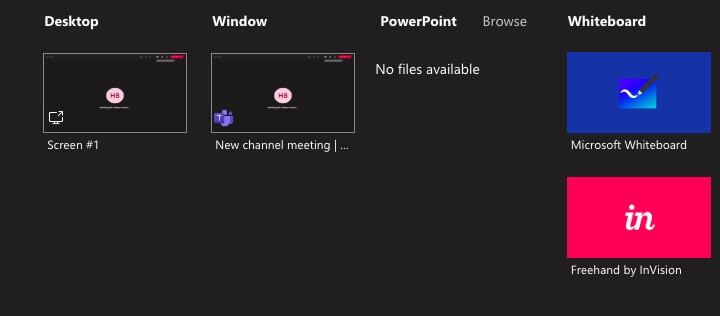 Microsoft Teams video conference