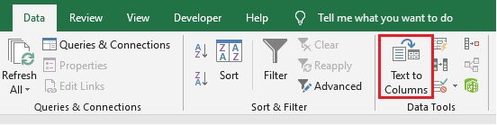 Split cells in Excel