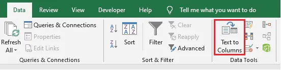 Split cells in Excel