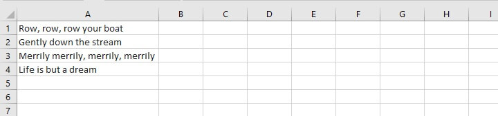 Excel sumproduct function - LEN function