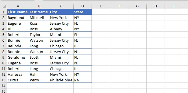 Find duplicates in Excel