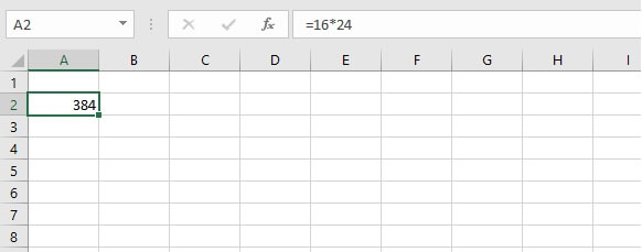 Basic Excel formulas