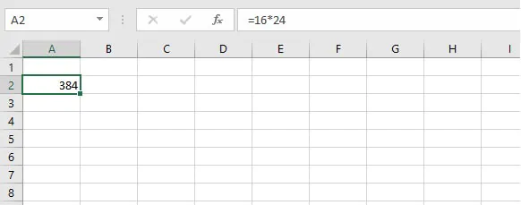 Basic Excel formulas