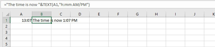 Excel TEXT function