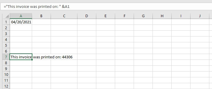 Excel TEXT function