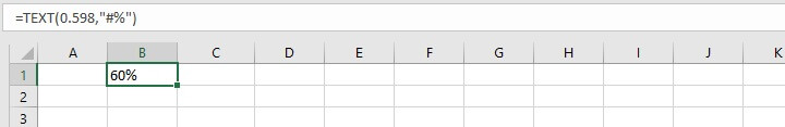 Excel TEXT function