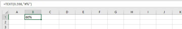 Excel TEXT function