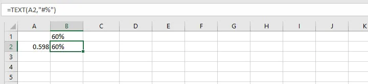 Excel TEXT function