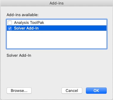 Excel Solver