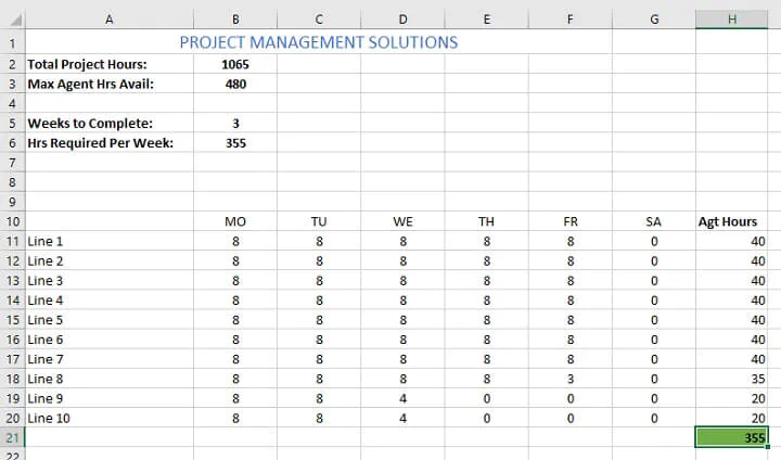 How to use solver in Excel