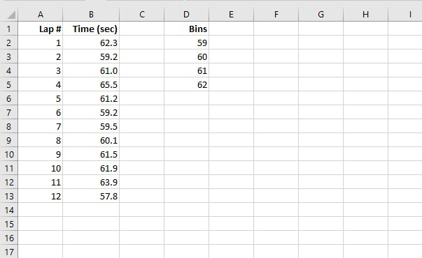 FREQUENCY Excel