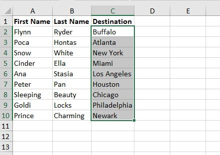 How to alphabetize in Excel