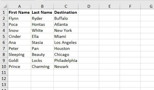 How to alphabetize in Excel