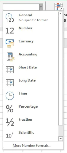 Excel custom number format