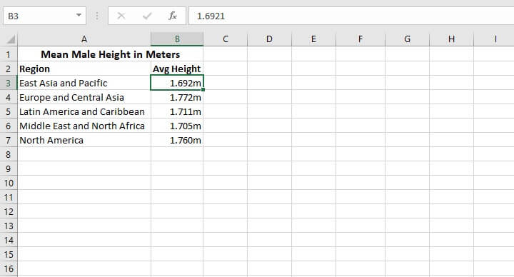 Excel custom number format